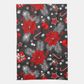 Design der Weihnachtsdekoration Geschirrtuch (Vertikal)