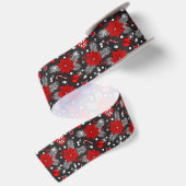Design der Weihnachtsdekoration Satinband (Rückseite)