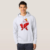Design der Weihnachtsklausel Hoodie (Vorne ganz)