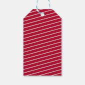 Design der WeihnachtsStrümpfe Geschenkanhänger (Rückseite)
