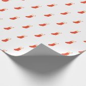 Design der WeihnachtsStrümpfe Geschenkpapier (Ecke)