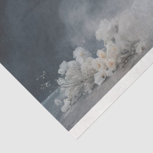 Design der weißen Engel-Serie 4 Seidenpapier (Ausschnitt)