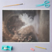 Design der weißen Engel-Serie 5 Seidenpapier (Basteln)