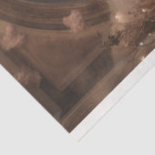 Design der weißen Engel-Serie 5 Seidenpapier (Ausschnitt)