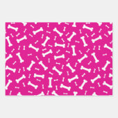 Design der weißen Hundeknochen Geschenkpapier Set (Vorderseite 3)