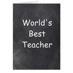 Design der weltbesten Lehrer-Chalkboard