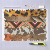 Design der Western-Serie 12 Seidenpapier (Handwerk)