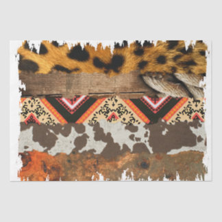 Design der Western-Serie 12 Seidenpapier