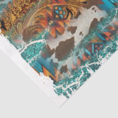 Design der Western-Serie 16 Seidenpapier (Detail)