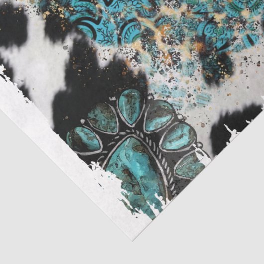 Design der Western-Serie 19 Seidenpapier (Detail)