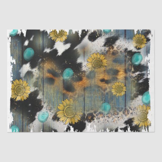 Design der Western-Serie 20 Seidenpapier (Vorderseite)