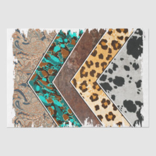 Design der Western-Serie 25 Seidenpapier