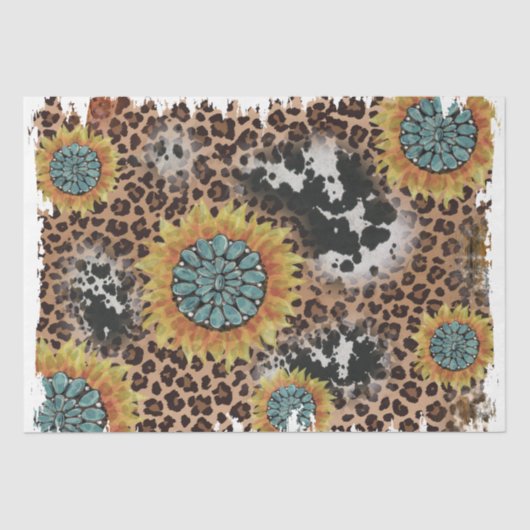 Design der Western-Serie 26 Seidenpapier (Vorderseite)