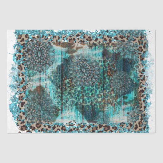 Design der Western-Serie 32 Seidenpapier (Vorderseite)