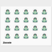 Design der Whimsical Frozen Prince Runder Aufkleber (Blatt)