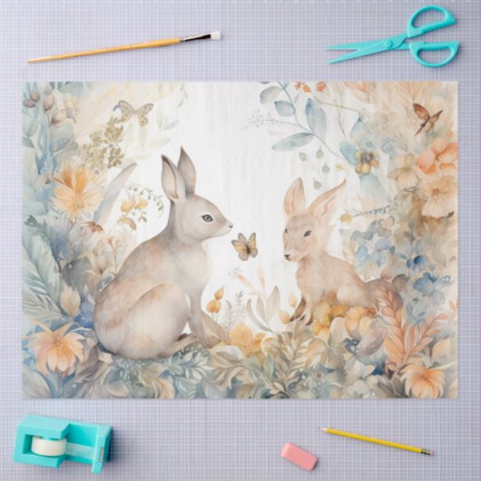 Design der Whimsical Woodland Series 10 Seidenpapier (Basteln)