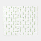 Design der wilden 1-Baby-Decken-Schlange Fleecedecke (Vorderseite (Horizontal))