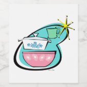 Design der Wine-Flasche für atomare Kochgeschirr Weinetikett (Einzelnes Label)