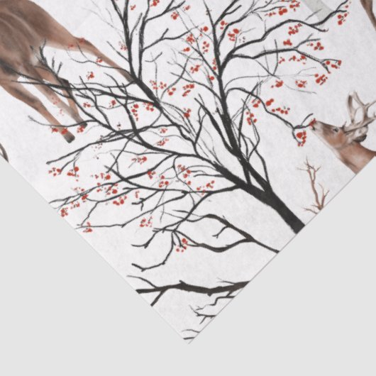 Design der Winterwaldlandserie 13 Seidenpapier (Ausschnitt)