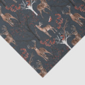 Design der Winterwaldlandserie 1 Seidenpapier (Ausschnitt)