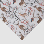 Design der Winterwaldlandserie 3 Seidenpapier (Ausschnitt)