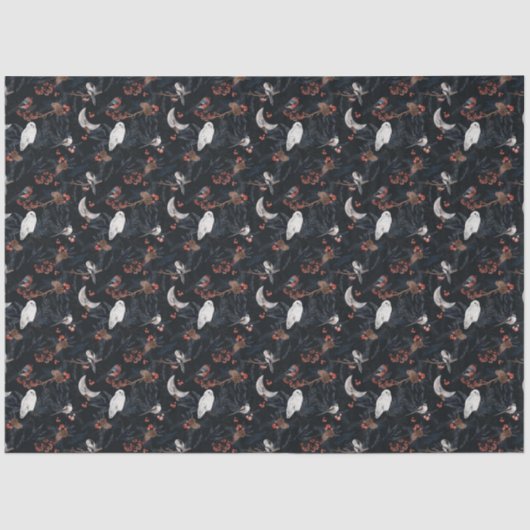 Design der Winterwaldlandserie 4 Seidenpapier (Vorderseite)