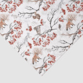 Design der Winterwaldlandserie 8 Seidenpapier (Ausschnitt)