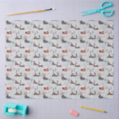 Design der Winterwaldlandserie 9 Seidenpapier (Basteln)