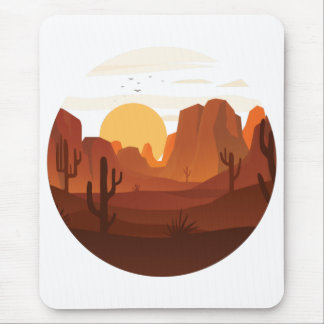 Design der Wüste Dune Mousepad