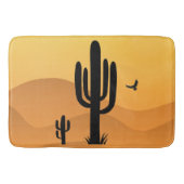 Design der Wüstenkaktus Badematte (Vorderseite)