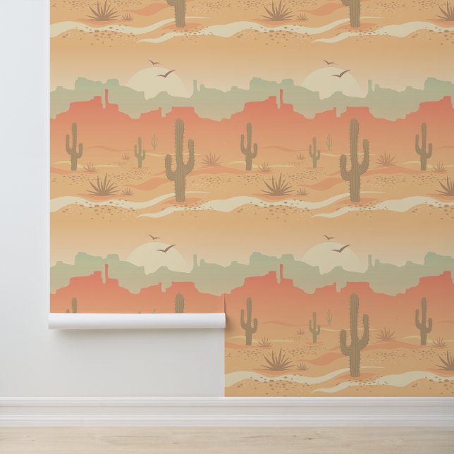 Design der Wüstenlandschaft Tapete (Anwendung)