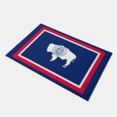Design der Wyoming State-Flagge Fußmatte (Schrägansicht)