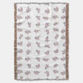 Design der Yoga-Posen für Einhorn Decke (Vorderseite Vertikal)