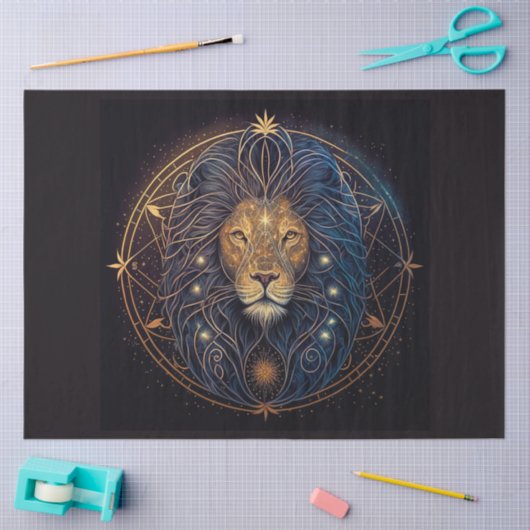 Design der Zodiac-Serie 12 Seidenpapier (Basteln)