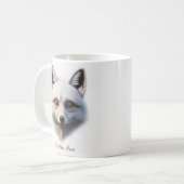 Design der zweiseitigen Arctic Fox Coffee Tasse (Vorderseite Links)