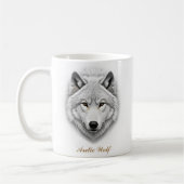 Design der zweiseitigen arktischen Wolf-Tasse Kaffeetasse (Links)