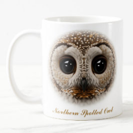 Design der zweiseitigen Gepunkteten Owl Coffee Tas Kaffeetasse