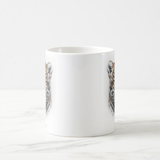 Design der zweiseitigen Jaguar-Tasse Kaffeetasse (Mittel)