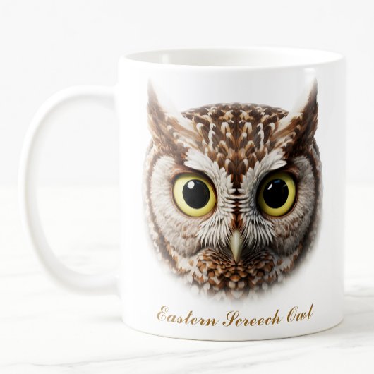 Design der zweiseitigen Tasse Owl Coffee