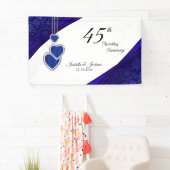 Design des 45./65. Saphire-Jubiläums Banner (Insitu)