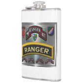 Design des 75. Ranger-Regiments gerahmt Flachmann (Links)