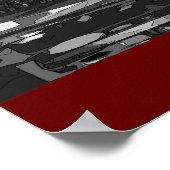 Design des abstrakten Fotos; 12x36" Poster (Ecke)