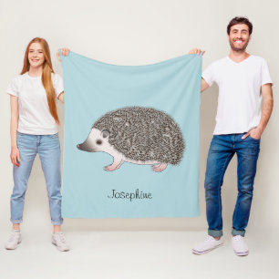 Design des afrikanischen Pygmäen-Igels-Cartoon mit Fleecedecke