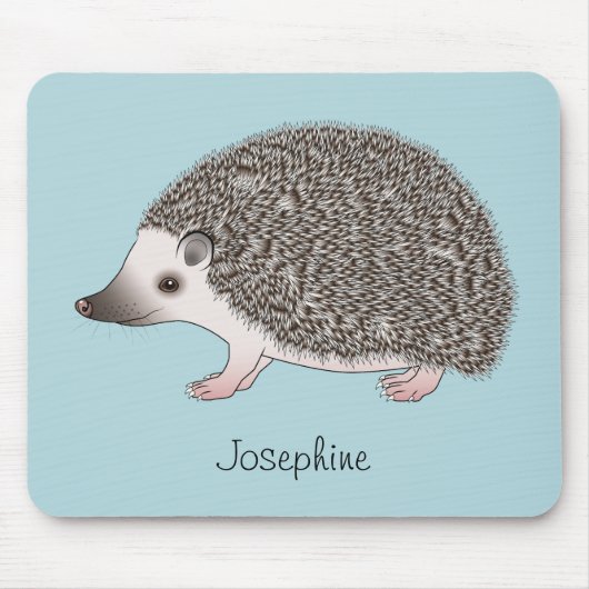 Design des afrikanischen Pygmäen-Igels-Cartoon mit Mousepad (Vorne)