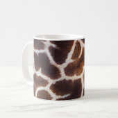 Design des afrikanischen Wildtieres Giraffe-Pelz-F Kaffeetasse (Vorderseite Links)
