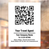 Design des Agenten QR Code Fensteraufkleber (Blatt 2)