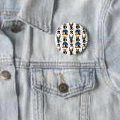 Design des alten Ägypten Pyramide Anubis Muster Button (Beispiel)
