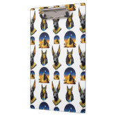 Design des alten Ägypten Pyramide Anubis Muster Klemmbrett (Links)