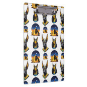 Design des alten Ägypten Pyramide Anubis Muster Klemmbrett (Rechts)