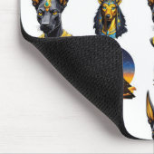 Design des alten Ägypten Pyramide Anubis Muster Mousepad (Ecke)